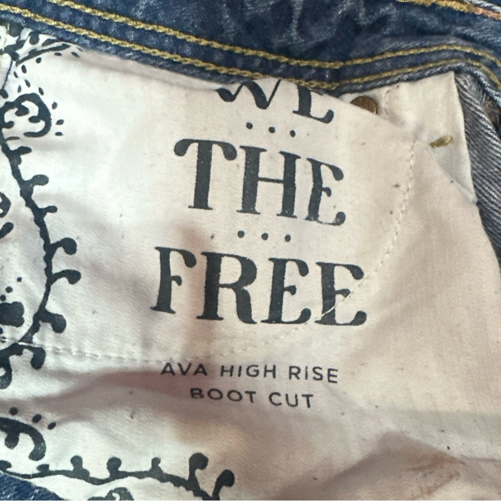 We The Free Ava High Rise Bootcut Jeans In Timeless Blue - Picture 11 of 16